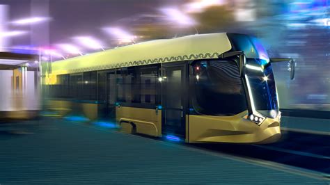 Design project, low-floor streetcar :: Behance