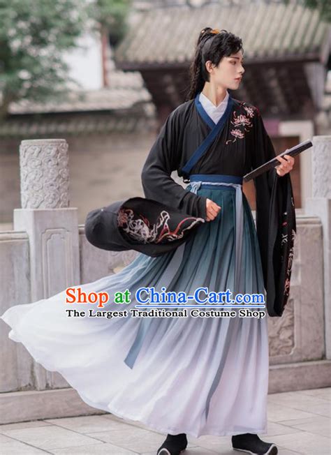 Traditional Chinese Jin Dynasty Nobility Childe Hanfu Clothing Ancient ...