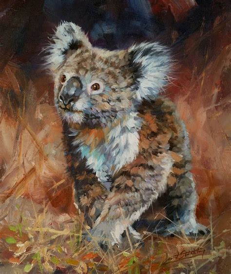 New koala oil painting hot off the easel. 10x12" oil on canvas. Thanks ...