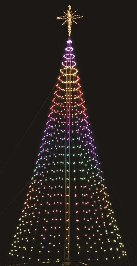 Santa's Great Big LED Tree of Lights | Christmas decorations diy ...