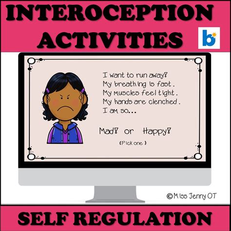 Interoception Activities Boom Cards - Miss Jenny OT