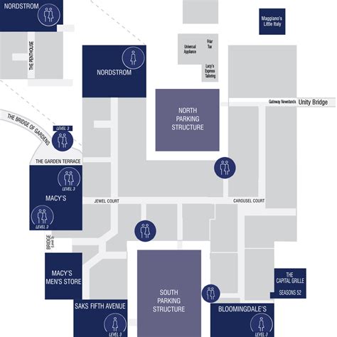 Restroom Locations – South Coast Plaza