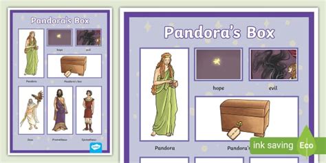 The Myth of Pandora's Box - Greek Myths and Legends - Twinkl