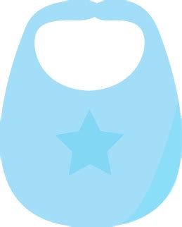 Blue Baby Bib Clip Art - Blue Baby Bib Image | Clipart, Bebe