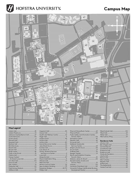 Hofstra University Campus Map - Map Of Alaska