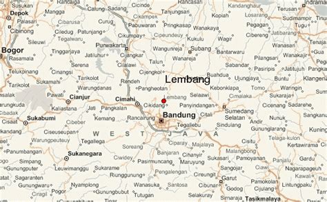 Sesar Lembang Map