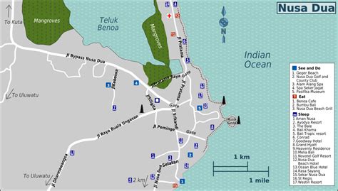 Nusa Dua – Tanjung Benoa MAP - Bali Group Organizer