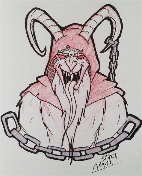 Krampus - Traditional by StitchMouth on Newgrounds