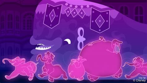 Disney Doodle: Pink Elephants On Parade – Through Magic Kingdom Park! | Disney Parks Blog