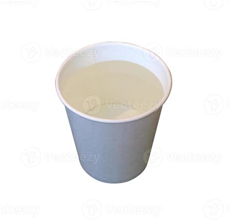 water in a paper cup isolated on white background 8055523 Stock Photo ...