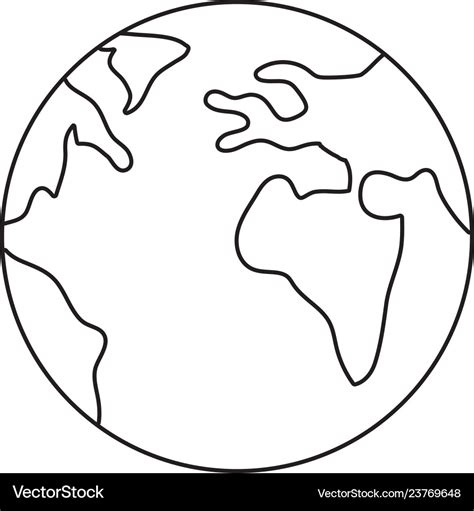 World map cartoon Royalty Free Vector Image - VectorStock