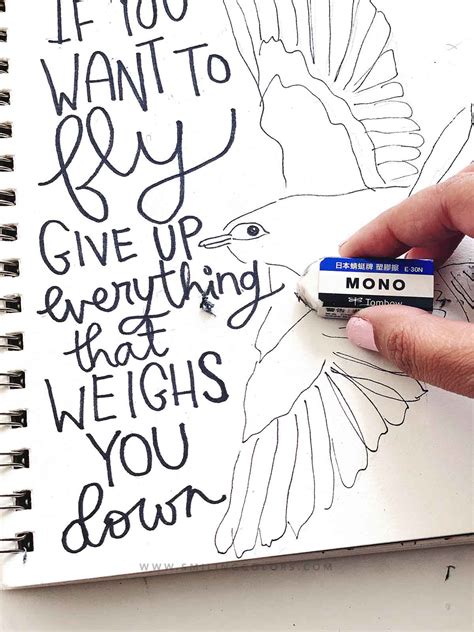 hand lettering quotes - Smiling Colors