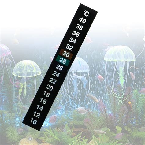 Aquarium Temperature Sticker Stick On Aquarium Fish Tank Thermometer Temperature Sticker 1pc-in ...