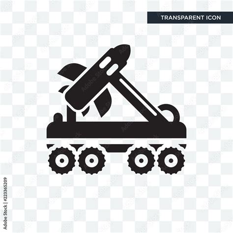 Missile vector icon isolated on transparent background, Missile logo design Stock Vector | Adobe ...