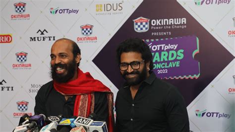 OTTplay Awards 2022: Rustic Heroes Raj B. Shetty and Rishab Shetty dedicate 'new wave' award to ...