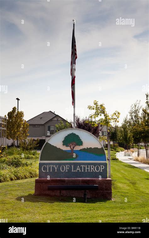 Lathrop California City Hall Stock Photo - Alamy