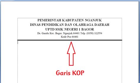 Cara Bikin Garis Kop Surat - Riset