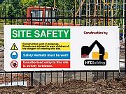 Site Safety Signs & Banners, Construction Site Signs Online | HFE Signs