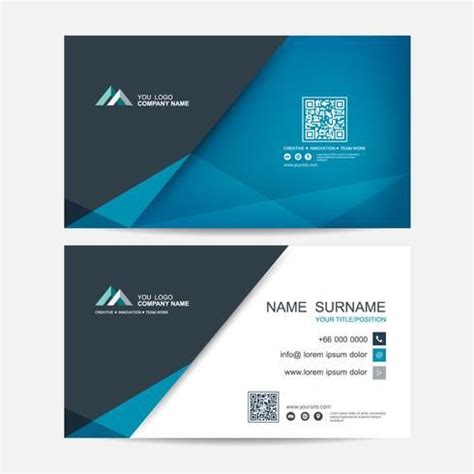 Business Card Design, Business Cards, Download Business Card, Vector Background, Company Names ...