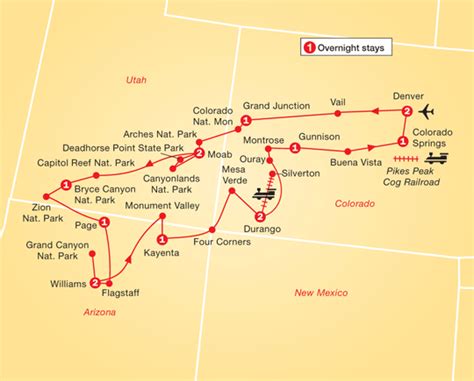 Grand Circle Route Map