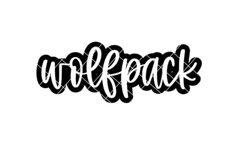 Wolfpack SVG/DXF/PNG File for Cutting Machines and Sublimation - Etsy