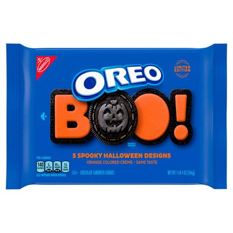 OREO Orange Creme Chocolate Sandwich Halloween Cookies, 5 Halloween Cookie Designs, 1 - 1.25 lb ...