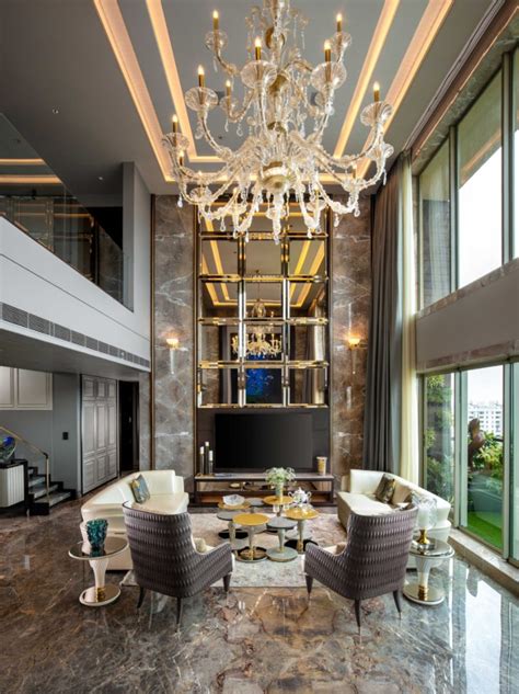 An ultra-luxurious living room dipped in modernity - Architect and Interiors India