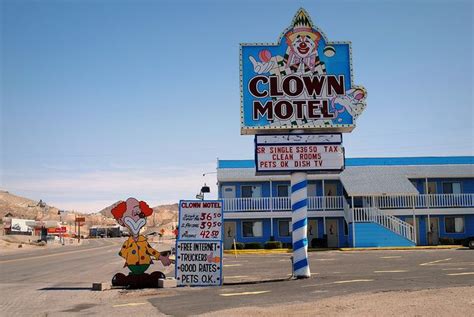 Clown Motel in Tonopah, Nevada