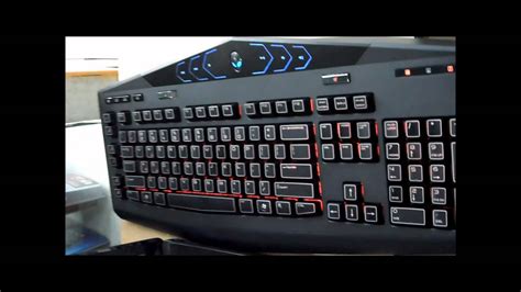 Alienware TactX keyboard - YouTube