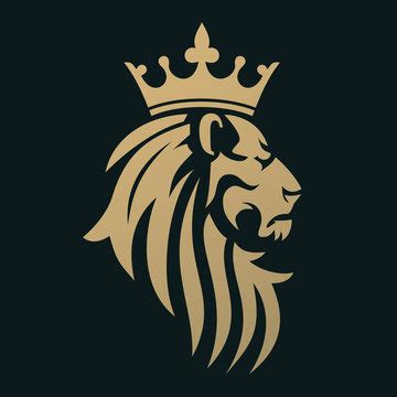 Lion With A Crown Vector