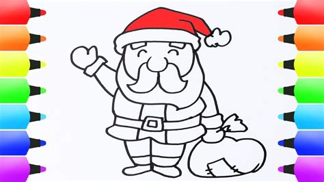 Drawing Of Santa Claus Step By Step - Smithcoreview