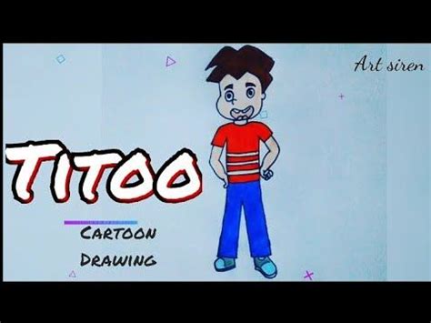 Titoo cartoon new show/How to draw Titoo cartoon character //Titoo new ...