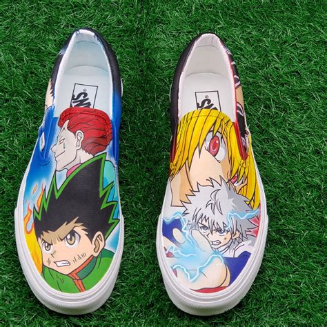 HXH Anime Custom Vans | THE CUSTOM MOVEMENT | Diy shoes vans, Custom vans, Vans