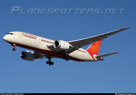 VT-ANO Air India Boeing 787-8 Dreamliner Photo by Mattia Longo | ID 485831 | Planespotters.net