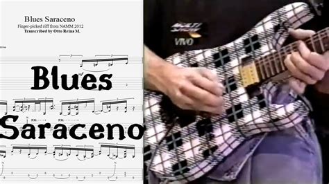 Blues Saraceno - INSANE use of blues scale phrasing and the Mixolydian mode