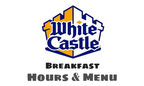 White Castle Breakfast Hours, Menu, & Prices (2024)