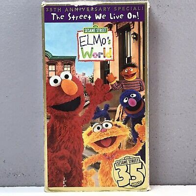 Sesame Street Elmos World The Streets We Live On Vhs Tested Rare | Hot Sex Picture