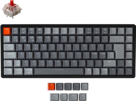 Keychron K2 V2 RGB Aluminium -mekaaninen näppäimistö, Gateron Red -kytkimet – Verkkokauppa.com