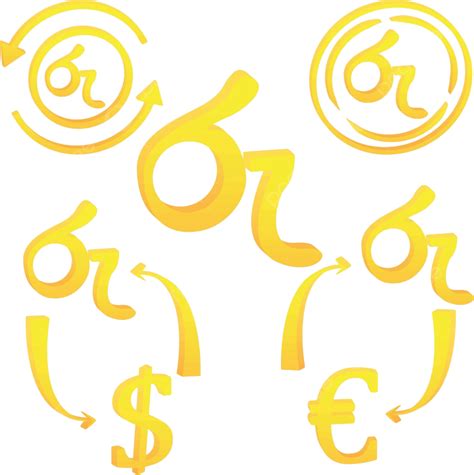 Icon Set Of Sri Lankan Rupee Currency Symbol In 3d Vector, Concept, Money, Set PNG and Vector ...