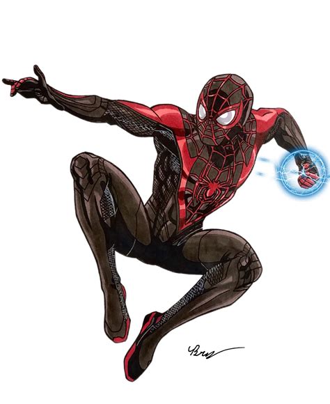 Insomniac Spider-Man (Miles Morales) Art 3 2023 by BrYcEBrOwNARTS on ...