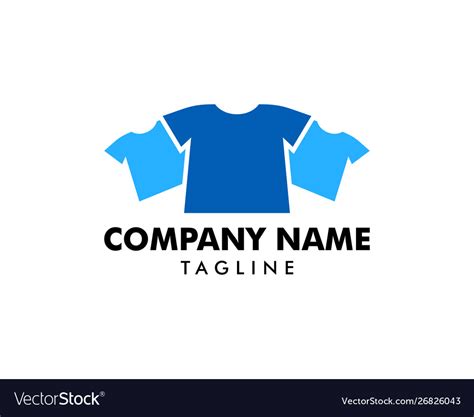 T-shirt fashion logo template design Royalty Free Vector