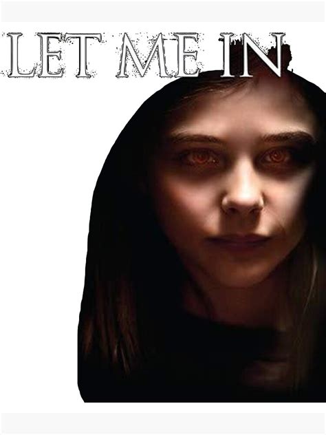 "Let Me In Horror Movie Poster " Poster for Sale by shannpat81 | Redbubble