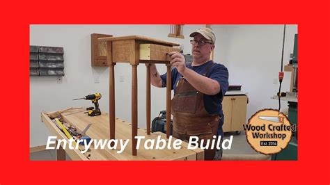 Entryway Table Build - YouTube