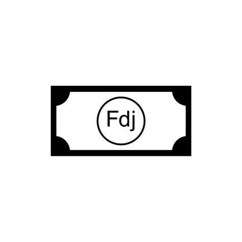 Djibouti Currency Symbol, Djiboutian Franc Icon, DJF Sign. Vector ...