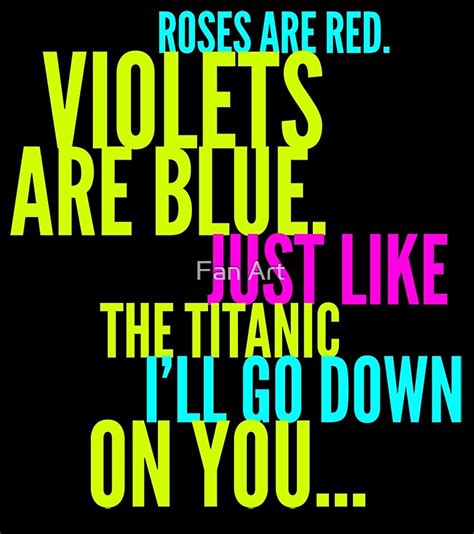 "Roses Are Red Rude Funny Poem Joke" Posters by Fan Art | Redbubble