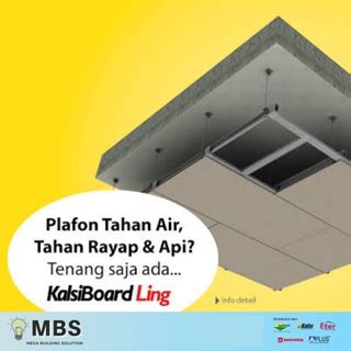 Jual Kalsiboard Ling 3,5 - 6 mm x 1200 x 2400 mm / Kalsi Ceiling Plafon - TAHAN RAYAP & AIR ...