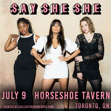 Tickets for Say She She in Toronto from Collective Concerts