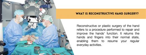 What Is Reconstructive Hand Surgery And What Are The Different Types?