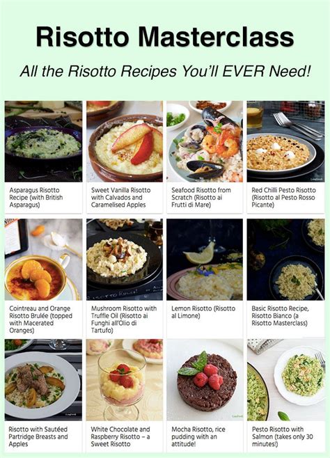 Risotto Masterclass (all the Risotto Recipes you’ll ever need!)