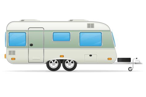 trailer caravan vector illustration 510486 Vector Art at Vecteezy